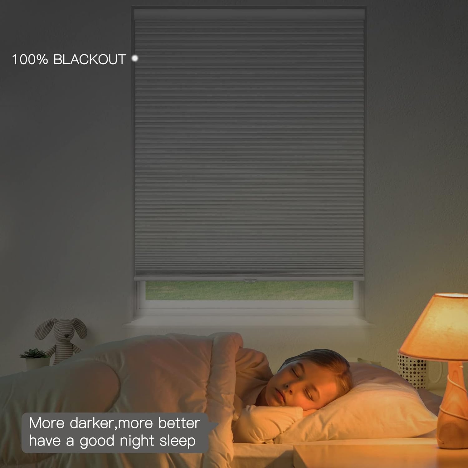 Cordless Blackout Cellular Shades