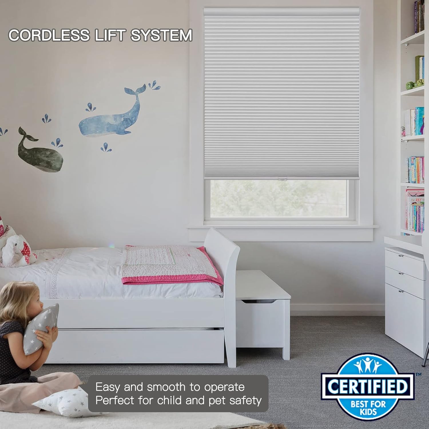 Cordless Blackout Cellular Shades