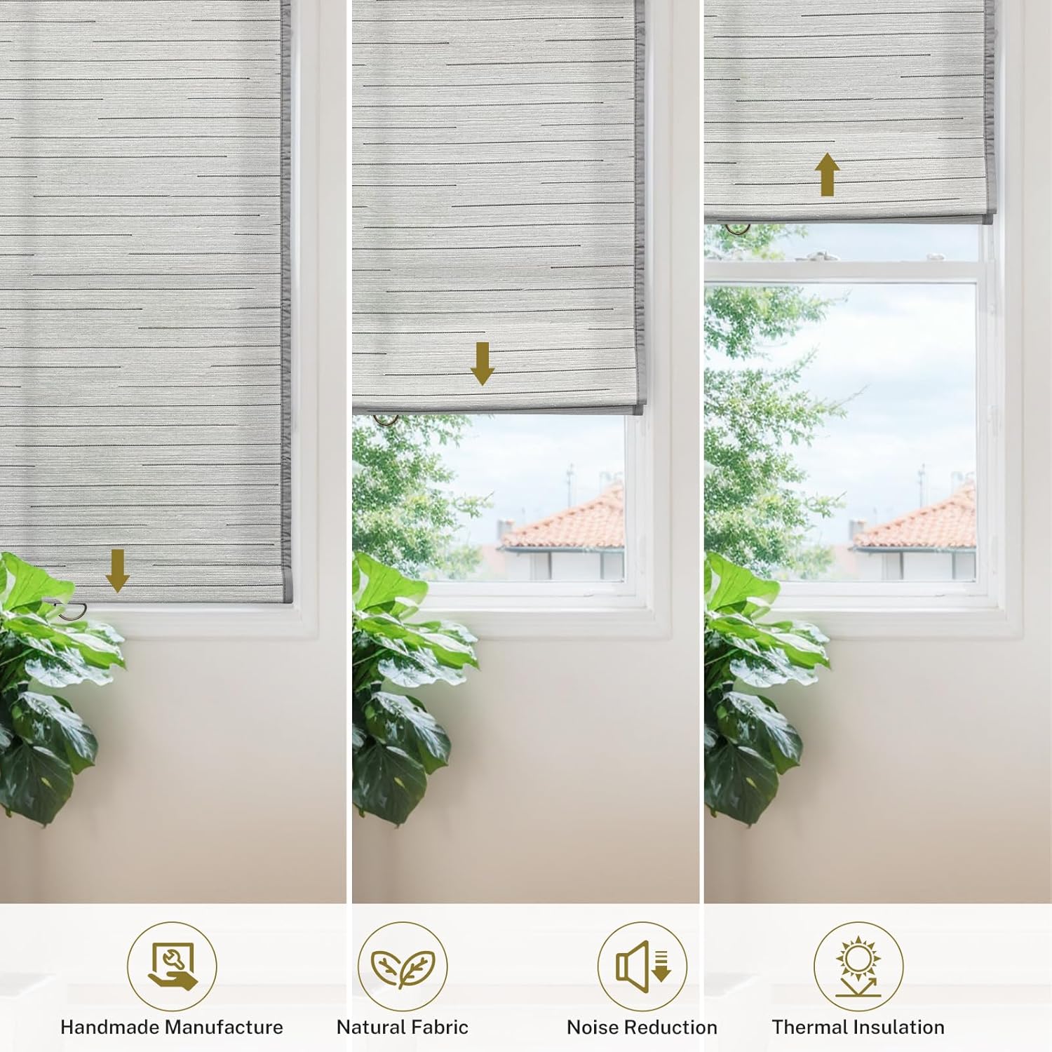 Privacy Roman Blinds for Windows