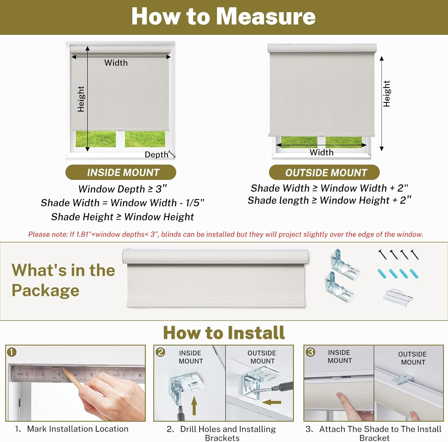 Cordless Roller Shades Upgraded Upper Beam