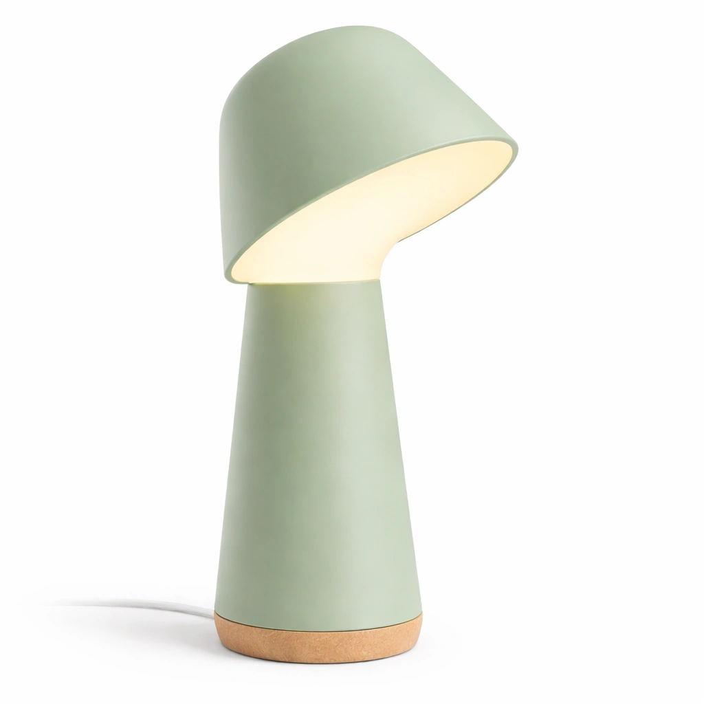 Lampe de table design moderne LED forme inclinée minimaliste-kevtrix