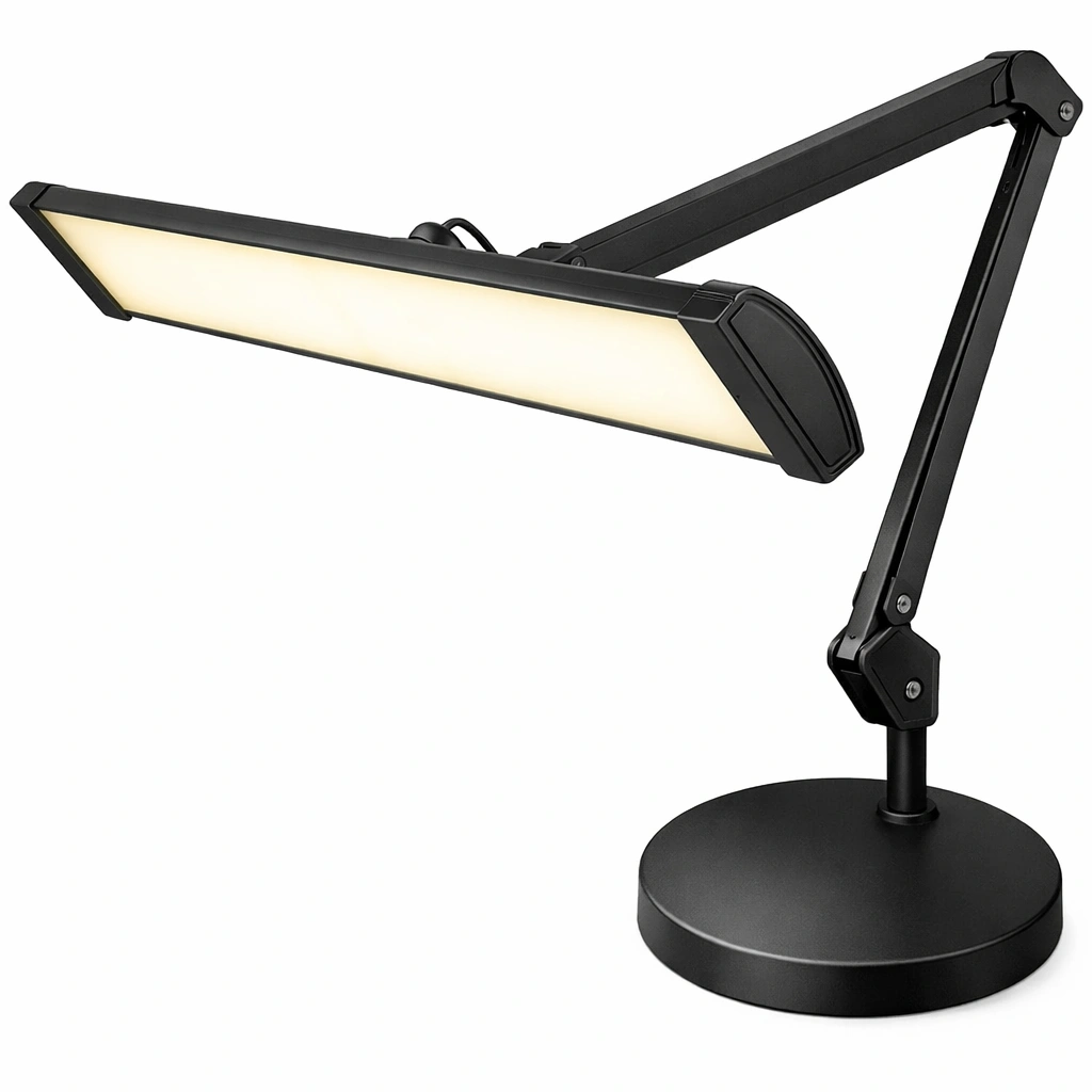 Lampe de bureau LED bras articulé éclairage réglable moderne-kevtrix