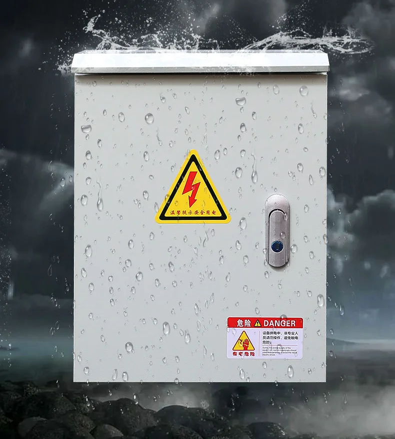 Factory Custom IP55 Enclosures 2.0mm Thick Stainless Steel and Aluminum Waterproof Distribution Box Made of Cold-Rolled Steel-boxintelecom