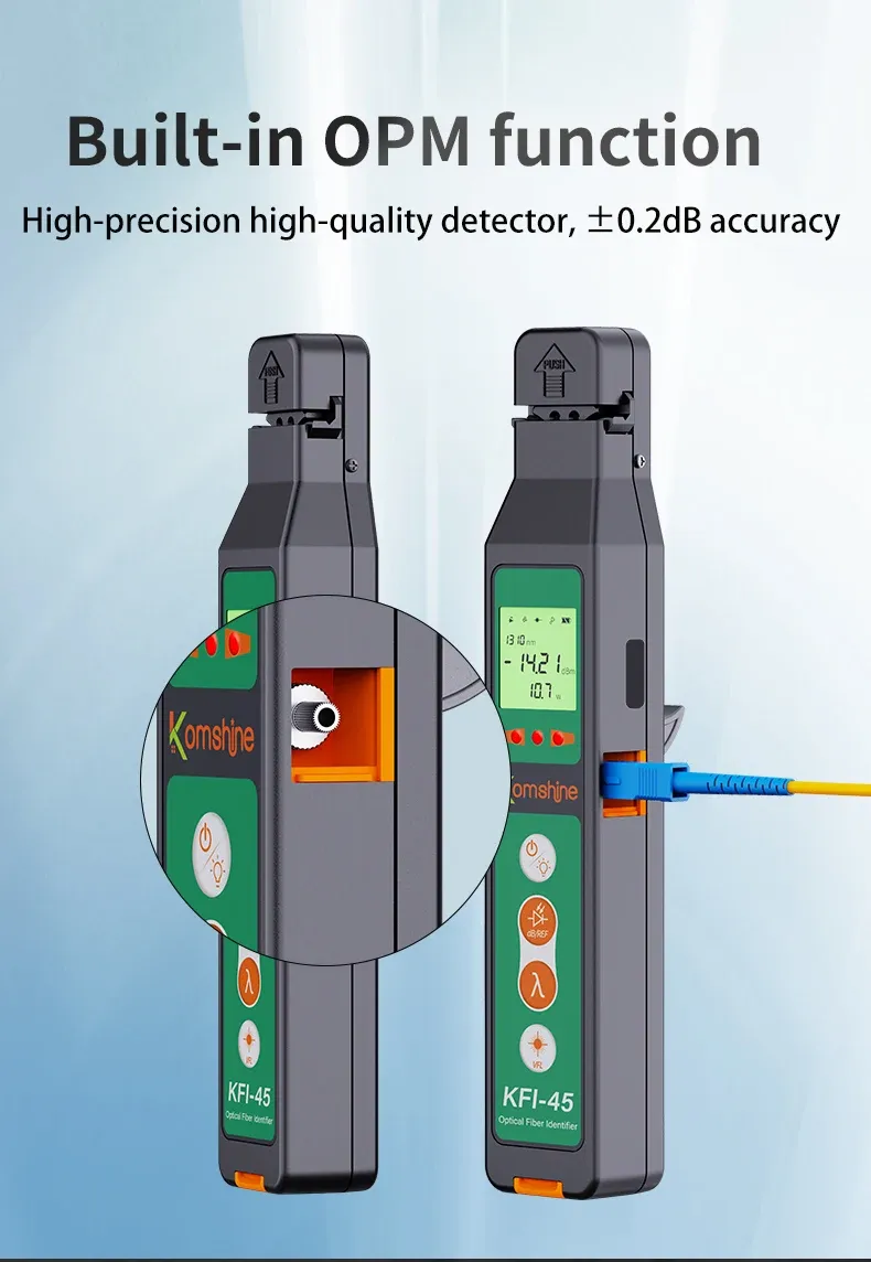 Hot Selling Handheld FTTH Optic Fiber Tester Cheap Price VFL Red Light Identifier for 4G 3