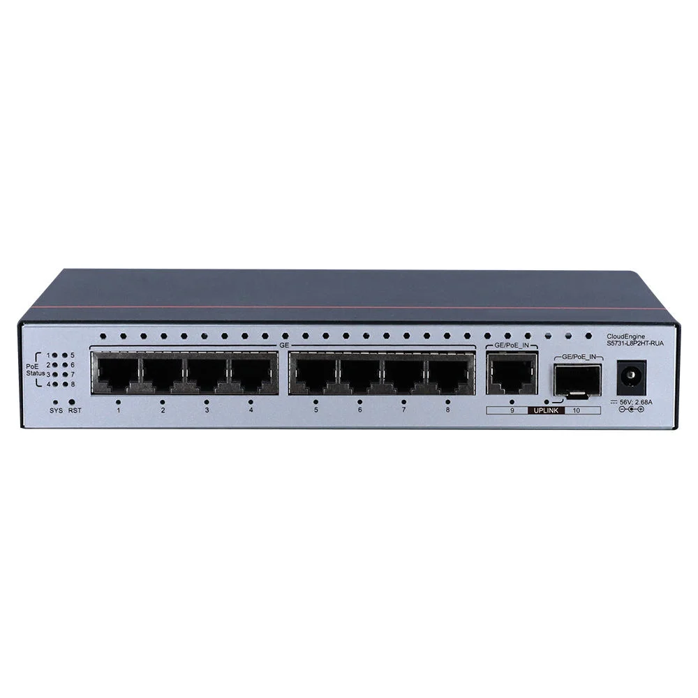 S5731-L8P2HT-RUA 98011782 1*GE Hybrid Optical-electrical SFP Port Campus Fixed Switch-boxintelecom