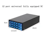 12 Port Wall Mount and Desktop Fiber Optic Termination Box Splicing Distribution Box 1.0mm