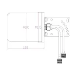 3700 4000 MHz High Gain 10 DBi MIMO Log-Periodic Directional Antenna for 5G Applications