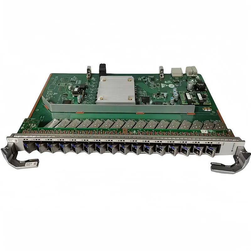 OLT Service Card 16 GPON SFP Ports B+/C+/C++ Modules GPLF Model 1:128 Split Ratio FTTH/FTTB/FTTX 1 Year Warranty Green-boxintelecom