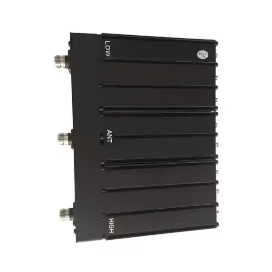 UHF Low 50W 400-470/350-380MHz Duplexer RF Combiner With 4.3-10 /N Female Connector