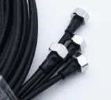 1m Low PIM RF Jumper Cable MQ4 Female to 4.3-10 Female 1/4" Superflex 50Ω