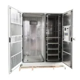 38U Height Outdoor Data Cabinet Floor Mounted 19 Stainless Steel IP55 Weatherproof Telecom