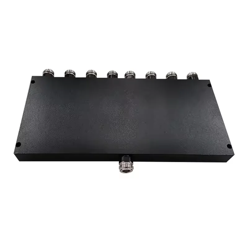 boxin UHF 8 Way Wilkinson Power Splitter 400-450MHz Low VSWR 50W 8 Way Power Splitter with N-F Connector-boxintelecom