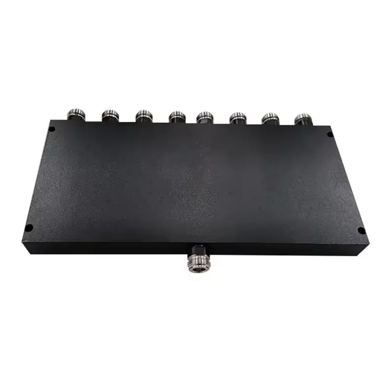 boxin UHF 8 Way Wilkinson Power Splitter 400-450MHz Low VSWR 50W 8 Way Power Splitter with N-F Connector-boxintelecom