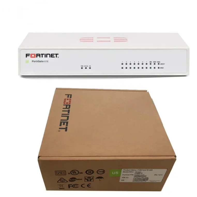 Original FG-61E Fortinet NGFW Entry-level Series FortiGate 61E with POE GPRS TCP Network S