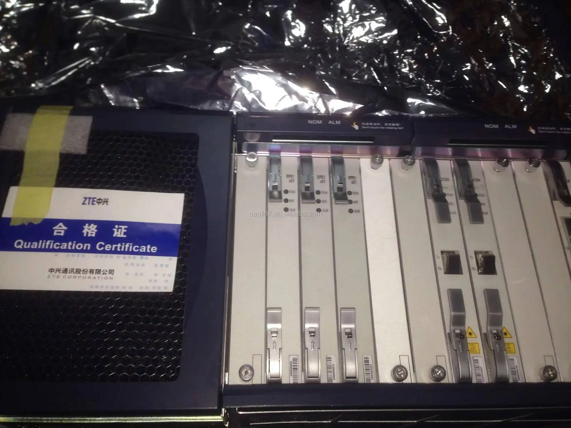 For ZXMP S385 SDH Optical Transmission System STM-16 Port LC Connector Fiber Optic Equipment with 2-Year Warranty DC 12V 1
