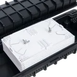 48/96 Core FTTX Fiber Optic Splice Closure 2-In/2-Out Joint Enclosure Optical Equipment