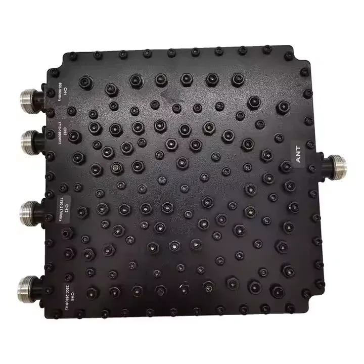 DAS IBS RF 800-960/1710-1880/1920-2170/2500-2690MHz RF Combiner Duplexer with N Female Con
