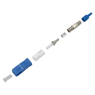 0.9mm SC/UPC Fiber Optic Connector High Precision Optical Fiber Connector for Telecom, Dat