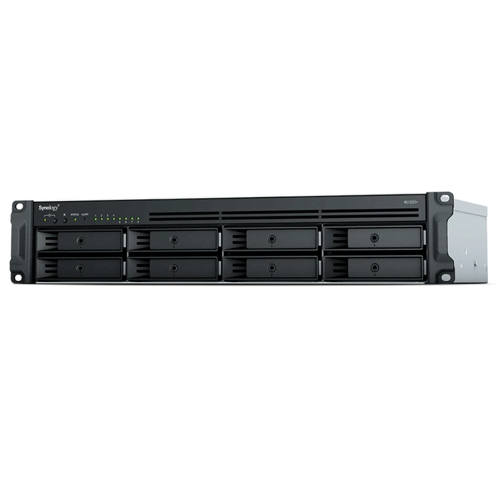 High Performance Stock Synology 8 Bay RackStation RS1221+ Diskless NAS Server Storage 1