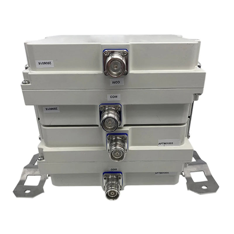 Hot Sale Quad Unit Low PIM 2575-2615/2540-2560&2660-2680MHz RF Dual Band Diplexer Combiner 4310F
