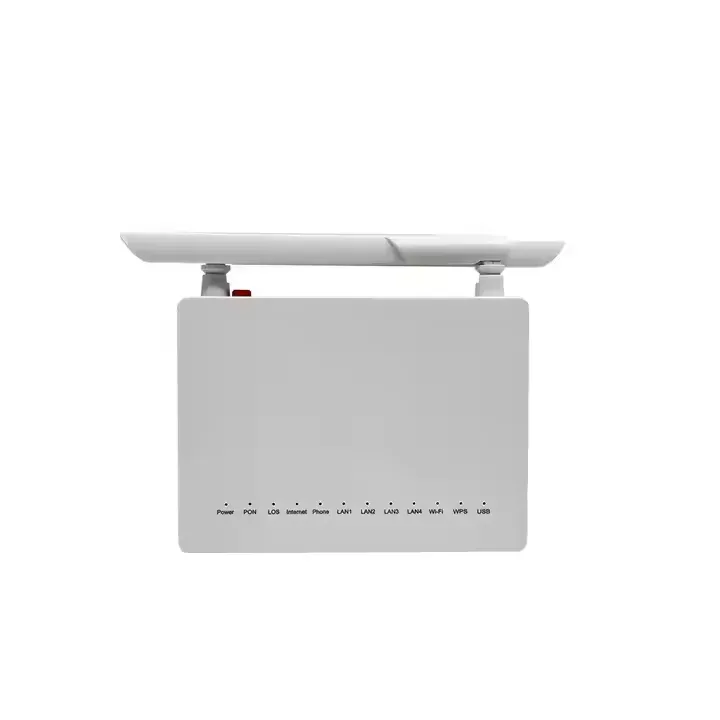 Best Selling F663N ONU ONT 1GE+3FE+TEL+USB+WIFI 1 Port GPON 2.4G Frequency 4G Network 1 Port GPON Router Fiber Optic Equipment-boxintelecom