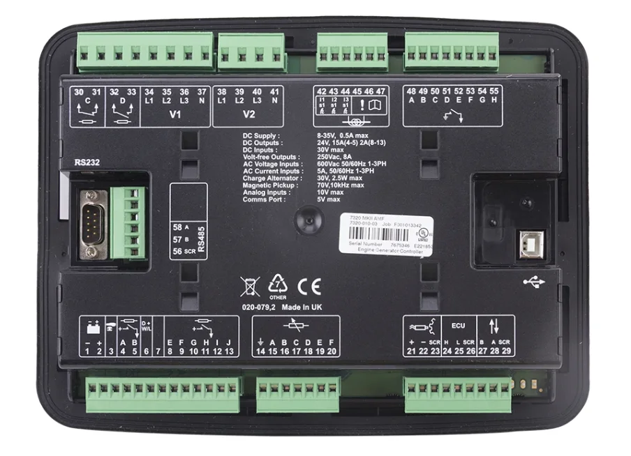 DSE7320 Auto Mains Failure Control Module Deep Sea Genset Controller for Diesel/Gas Genera