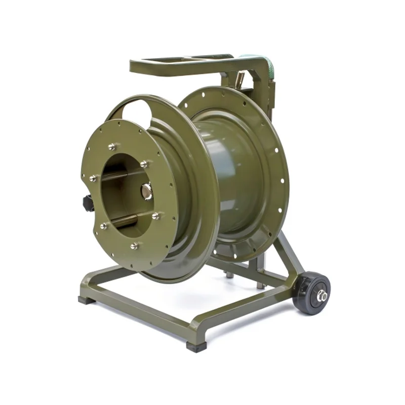 FTTA Fiber Optic Cable Reel Drum with All Disk Body, Claw-Type Sub-Disk, Locking Key for O