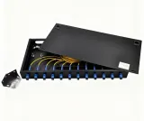 12 Port SC Singlemode Rack Mount Fiber Optic Terminal Box - Fully Loaded Splice and Patch 