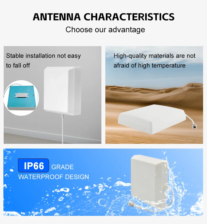 Omni Directional Wifi Antenna Outdoor 160Cm Wall Mounted Uhf Antenna Directional Panel Antenna Suction Mount-boxintelecom