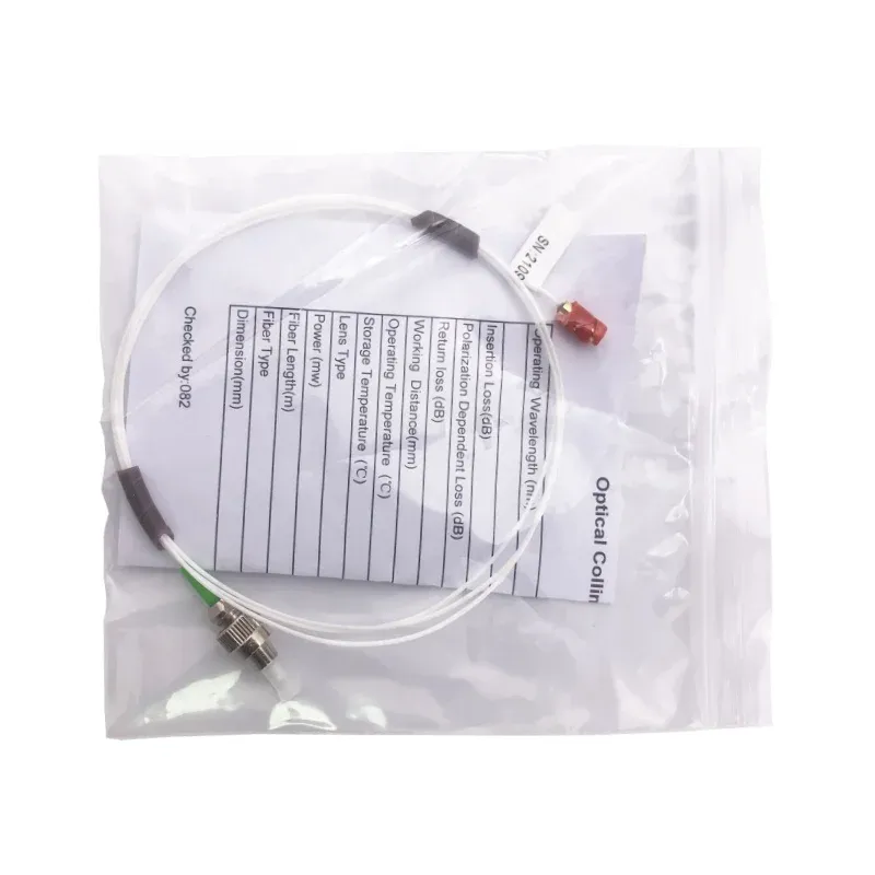 Labled Package 780nm 980nm 1064nm 1550nm FC/APC G C Lens Single Core Fiber Collimator