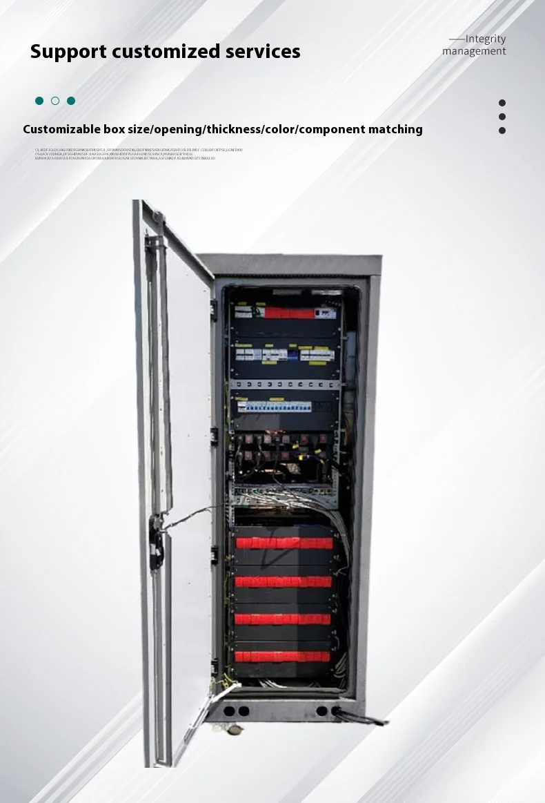 IP65 Protection Level Outdoor Cabinet Telecom Cabinet Outdoor or air Cooling Fans Toll Station ETC Battery Cabinet-boxintelecom