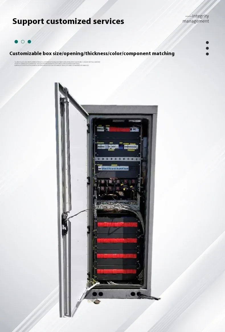 IP65 Protection Level Outdoor Cabinet Telecom Cabinet Outdoor or air Cooling Fans Toll Station ETC Battery Cabinet-boxintelecom