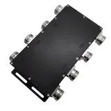 RF 500W  Low PIM 153dBc 4 in 4 Out Hybrid Combiner 698-2700MHz DIN Female Type   IBS, BTS,