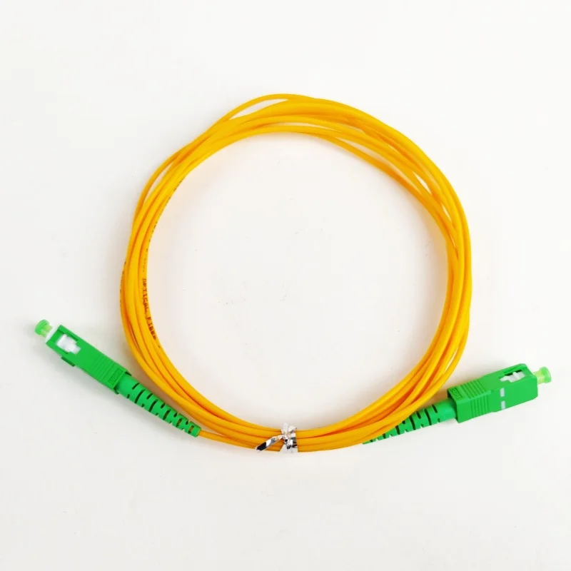 Sc/apc-sc/apc Duplex Patchcord Single Mode  mm Yellow 2.0mm 3.0mm 1m 2m 3m  Patch Cord Fiber Optic-boxintelecom