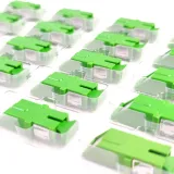 Fiber Optic Connector SC/APC Transparent Fiber Optic Shutter Adapter Factory Supply Patch 