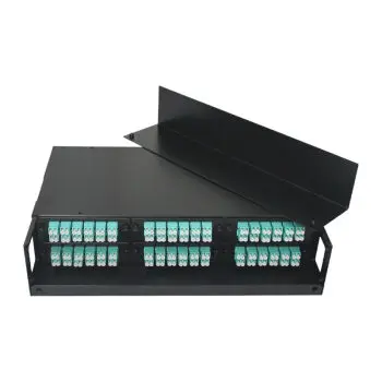 2U Rack Mount Fiber Optic Enclosure 48 Ports 144F SC/UPC Fiber Optic Patch Panel Cassette