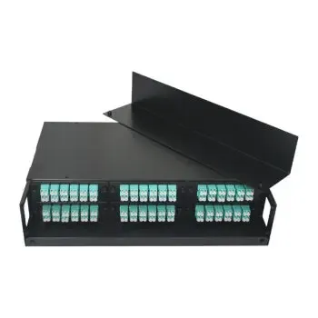 2U Rack Mount Fiber Optic Enclosure 48 Ports 144F SC/UPC Fiber Optic Patch Panel Cassette