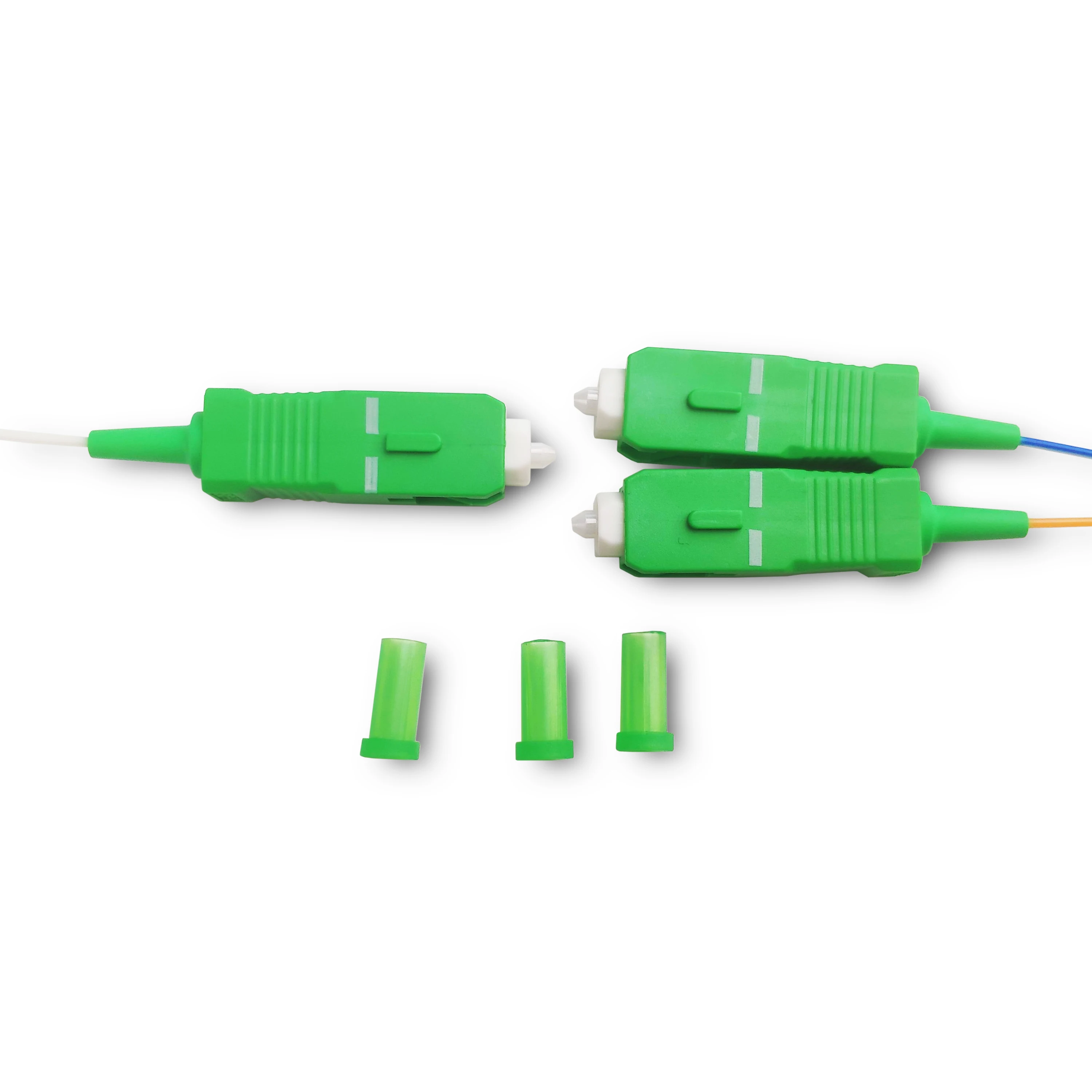 FTTH 1x2 SCAPC Single Mode PLC Splitter with POE/GSM Support Mini Type Fiber Optic