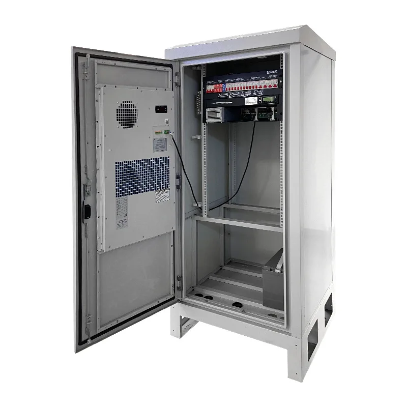 Outdoor Integrated IP55 Galvanized Steel Cabinet Powder Coating for Power Electronics Instruments 5G Communication Base-boxintelecom