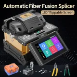 M6 Fiber Optic Fusion Splicer Fiber Optic fusion Splicer 6 Motor Fiber Core Alignment Spli
