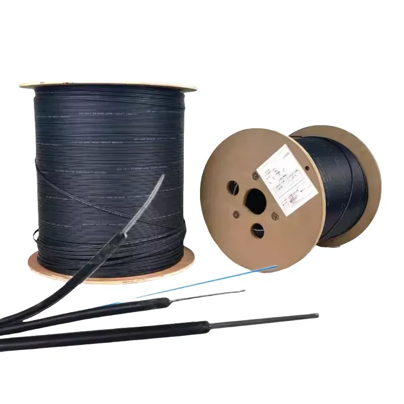 GJYXCH GJYXFCH 1 24 Core Indoor & Outdoor Optical Fiber Cable G657A1 A2 Self-Support Fig 82.0x5.2mm FTTH Drop Cable Feeder Cable-boxintelecom