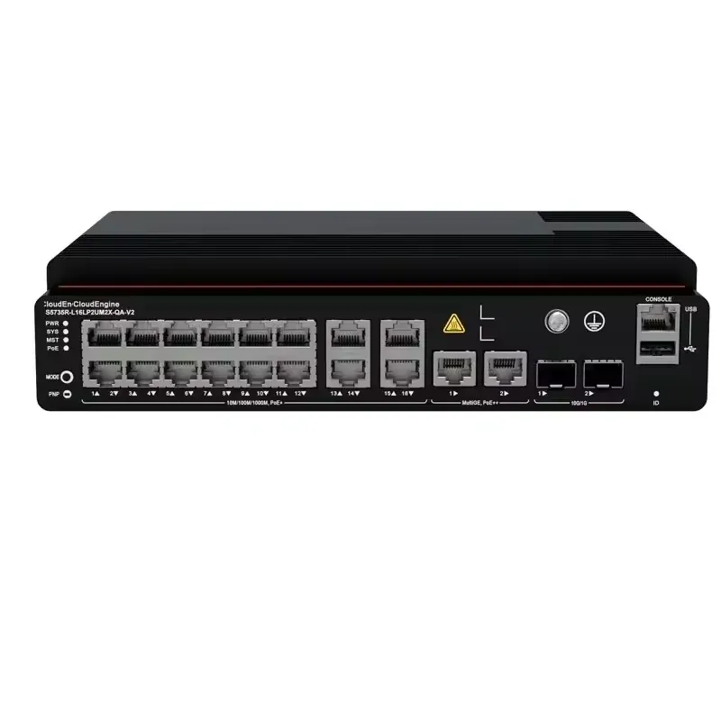 S5735R-L16LP2UM2X-QA-V2 98012675 Industrial Ethernet Switch with 16*10/100/1000base-T Ports PoE+-boxintelecom