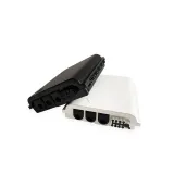 8 Port FTTH Fiber Optic Termination Box with PLC Splitter Pigtails Adapters Indoor/Outdoor