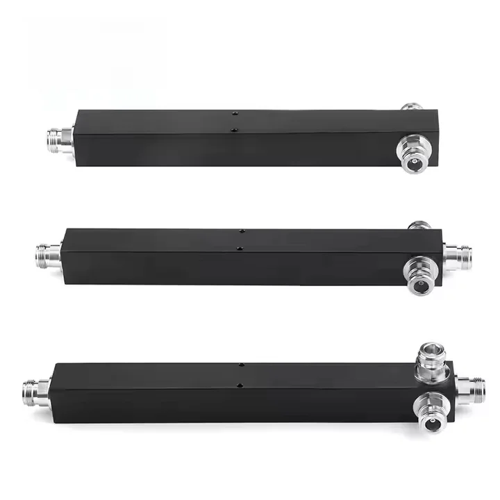 Black square 2/3/4 Way Power Splitter for Network Amplifier 700-2700mhz Power Splitter with N Female Connector-boxintelecom