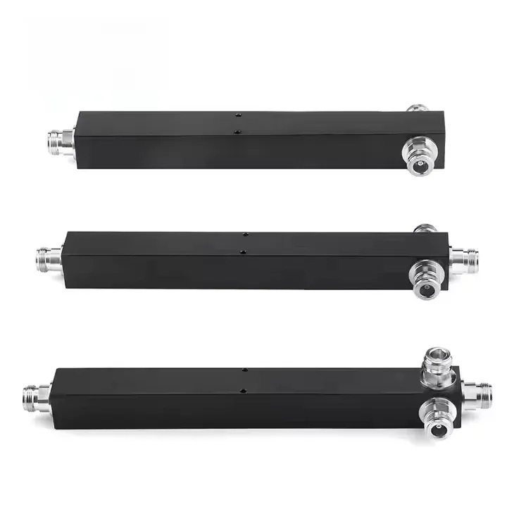 Black square 2/3/4 Way Power Splitter for Network Amplifier 700-2700mhz Power Splitter with N Female Connector-boxintelecom