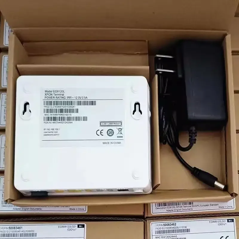 EG8120L High Quality Xpon Epon Gpon FTTH ONU ONT with 1GE+1FE+1POTS English Firmware and POE Network Good Quality-boxintelecom