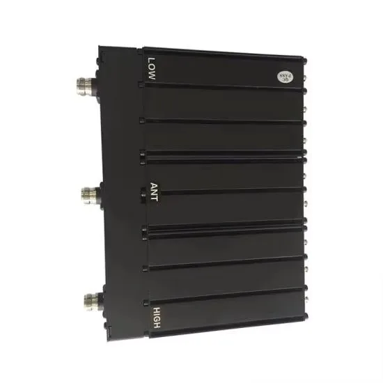 Low PIM -155dBc 100W 746-757/776-787MHz UHF VHF Duplexer RF Combiner With 4.3-10 Female Connector