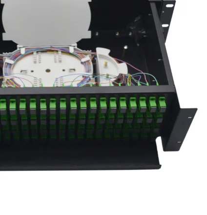 Steel SC Fiber Optic Joint Box 288 Port Drawer-Type Patch Panel, Cold-Rolled Steel ODF for