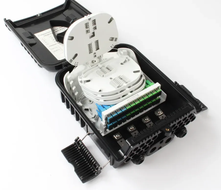 Fttx16cores 8 Cores  Outdoor Fiber Distribution Boxes Optical Terminal Ftth Fiber  Box