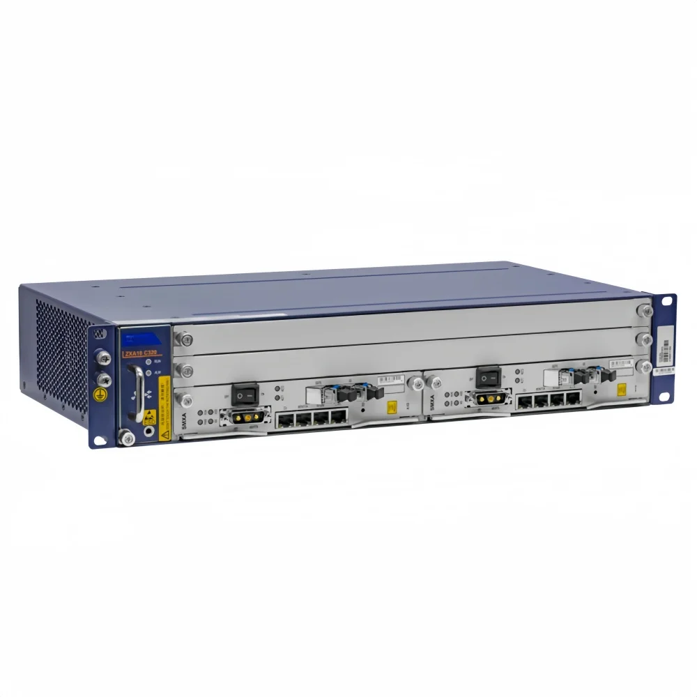 ZT-E OLT ZXA10 C320 with AC/DC Power SC Connector 10G Data Rate GPON/Epon Support Wireless LAN FTTH/Wi-Fi Networks-boxintelecom